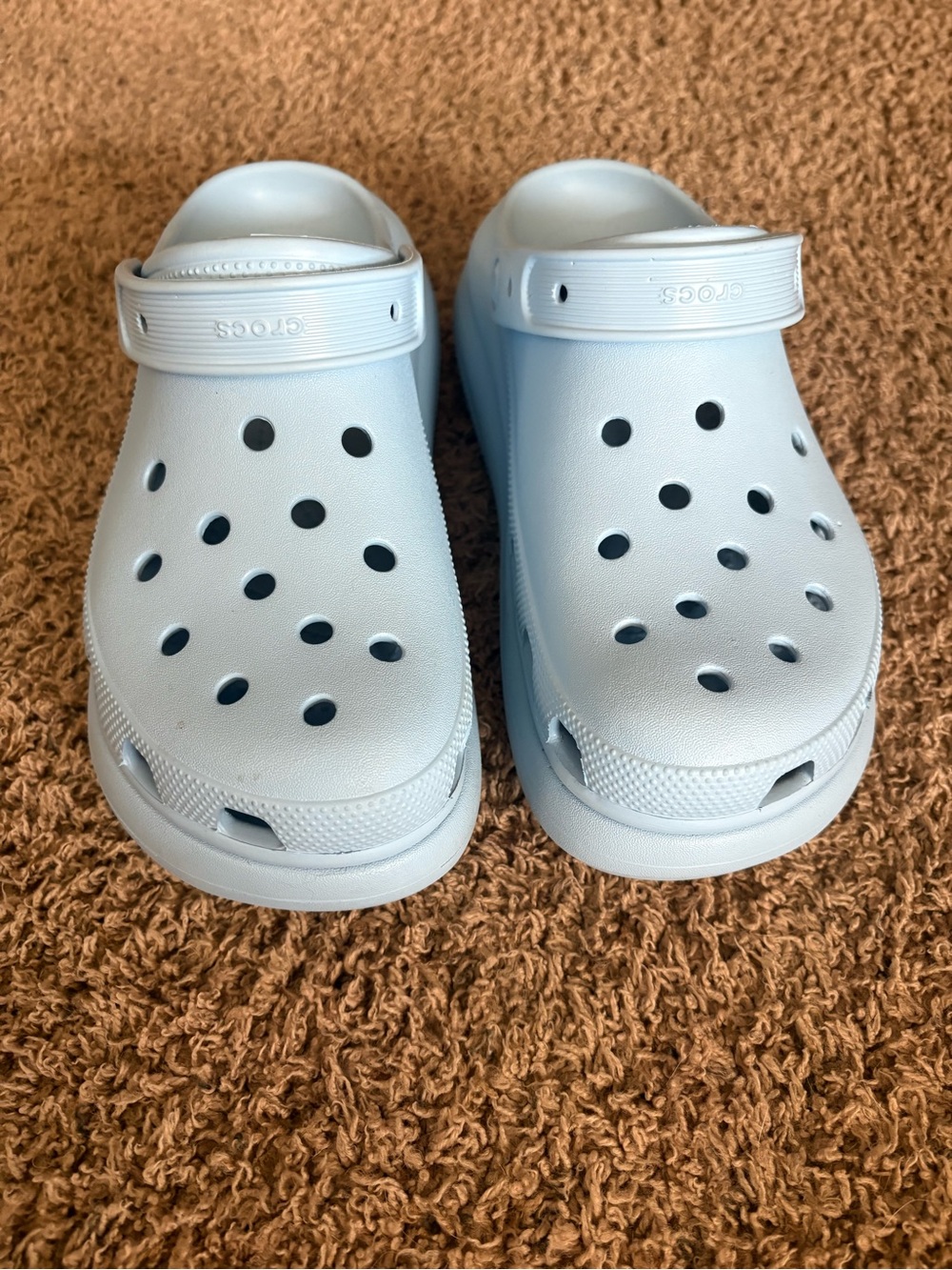 Crocs Classic Crush Clog Men's Size 9 Women's Size 11 Blue Sky